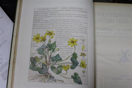 Adams, Harriet Isabel - Wild Flowers of the British Isles, 2 vols, quarto, cloth, London 1907 (2)